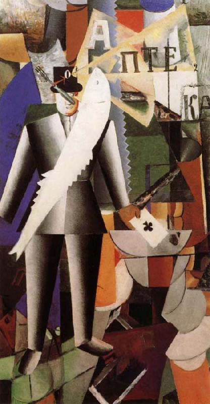Kasimir Malevich An Englisher in Moscow oil painting picture